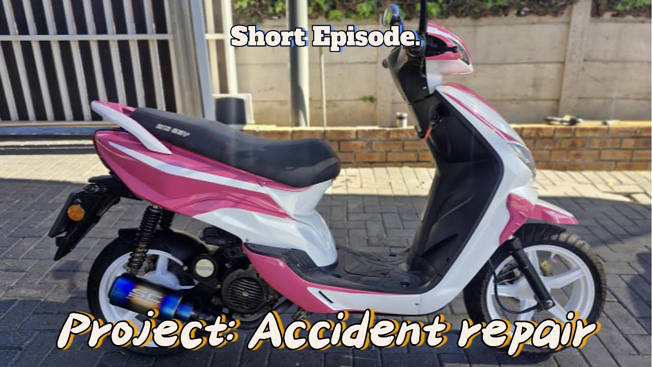 Project: GY6 Scooter accident repairs to familiar scooter of the channel.