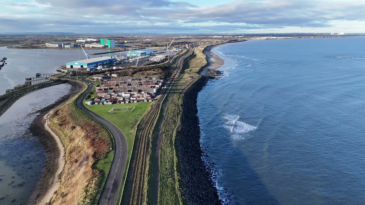 From Port of Blyth, Battleship Wharf Terminal to the river Blyth. Enjoy & thank you ☺️ 