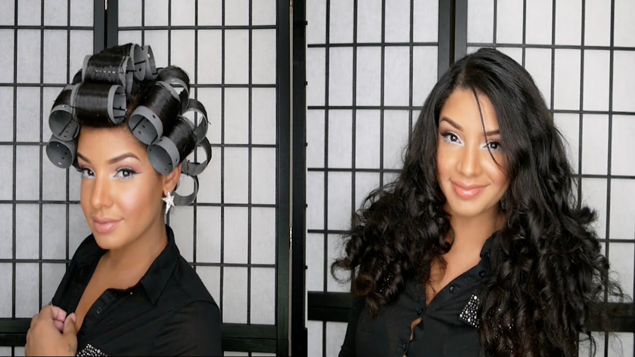 How To Do A Dominican Roller Set On Natural Curly Hair At Home