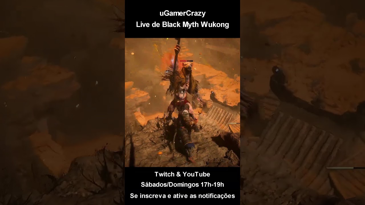 LIVE Black Myth Wukong | S&aacute;b/Dom 17h #blackmythwukong #live #aovivo #jogos #soulslike #wukong