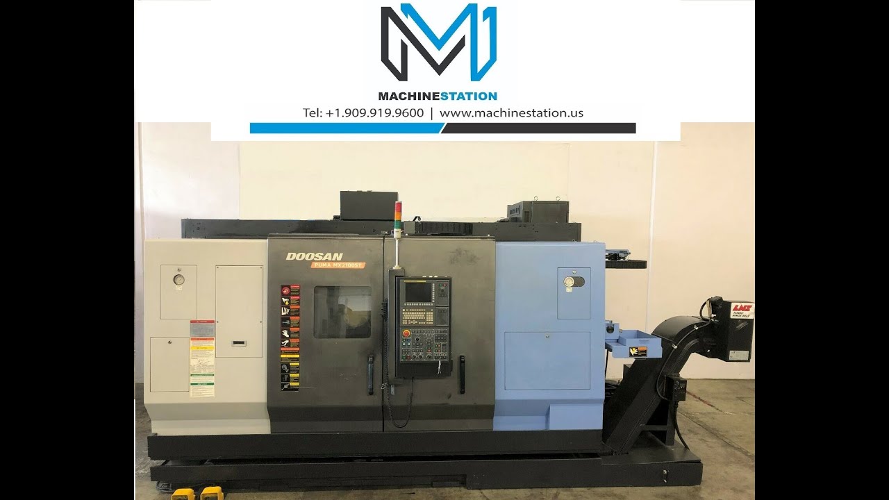 Doosan Puma MX-2100ST CNC Multi Axis Turning Milling 5 Axis Machine - MachineStation #1783