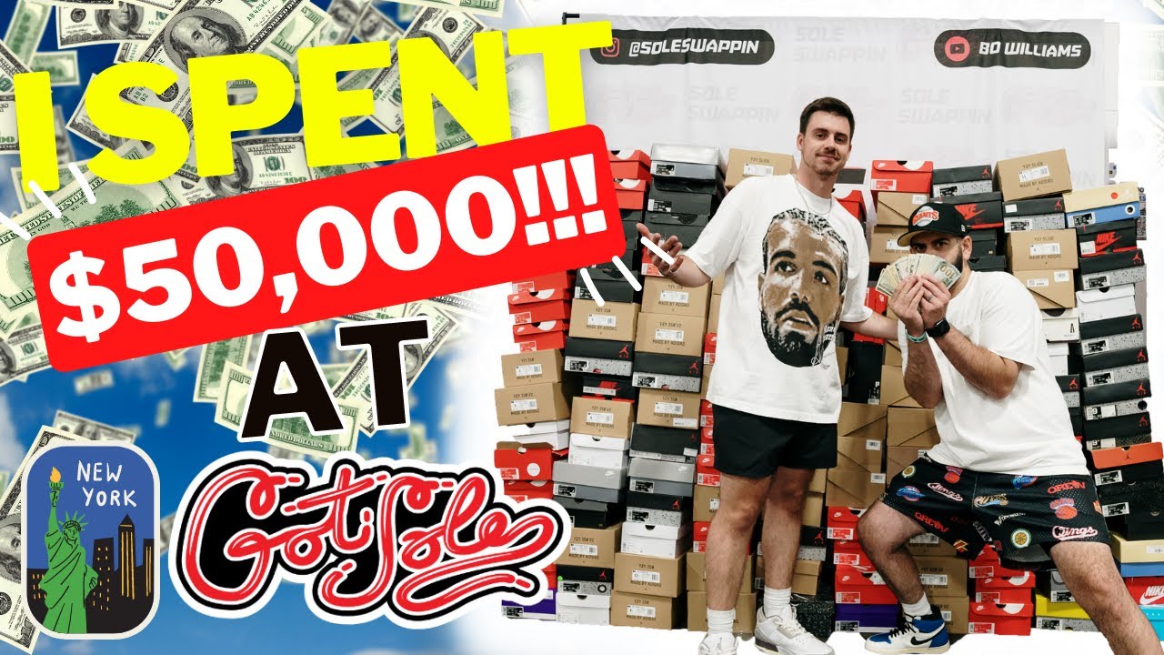 SPENDING $50,000 AT GOT SOLE NYC!!! (MY BIGGEST CASHOUT EVER)