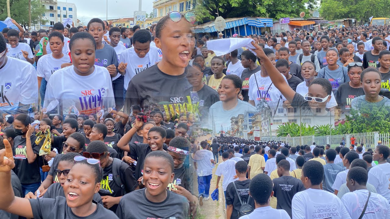 Archbishop Porter Girls SHS Hottest SRC Week Celebration Float 2024 In The Streets Of Takoradi