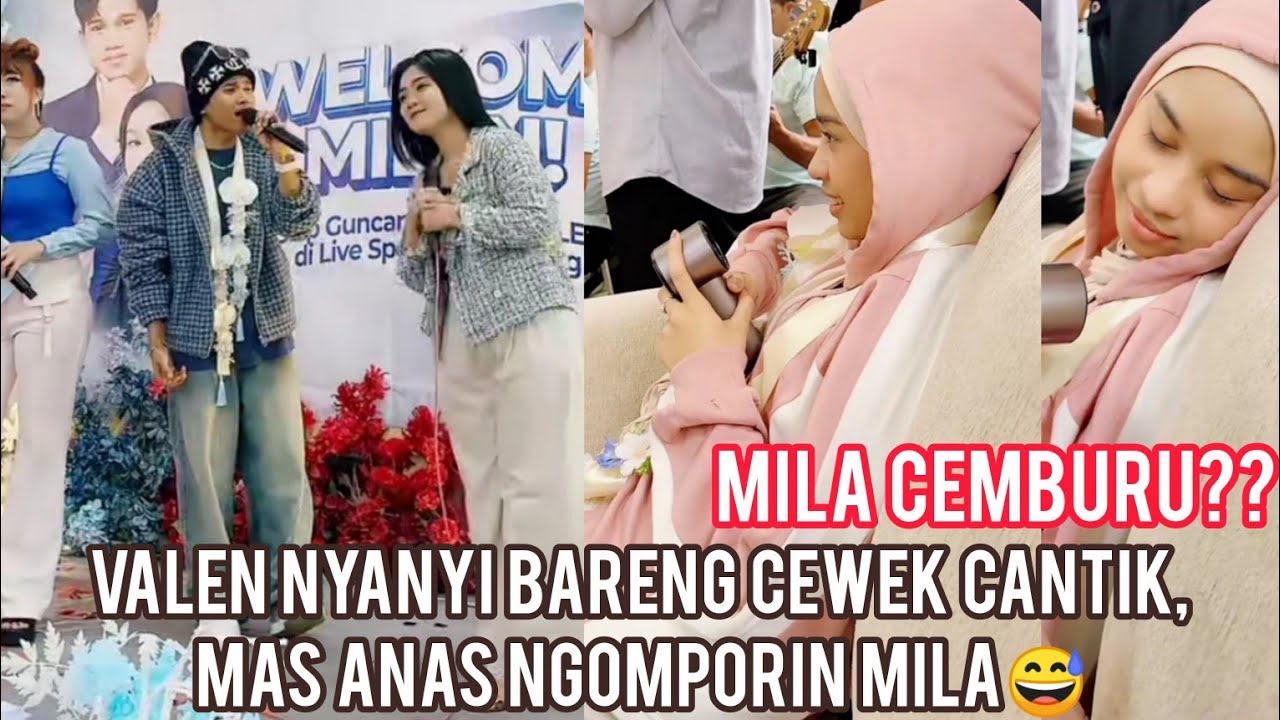 BEGINI REAKSI MILA SAAT VALEN NYANYI BARENG CEWEK2 CANTIK DI SURABAYA, DIKOMPORIN MAS ANAS NIH😅