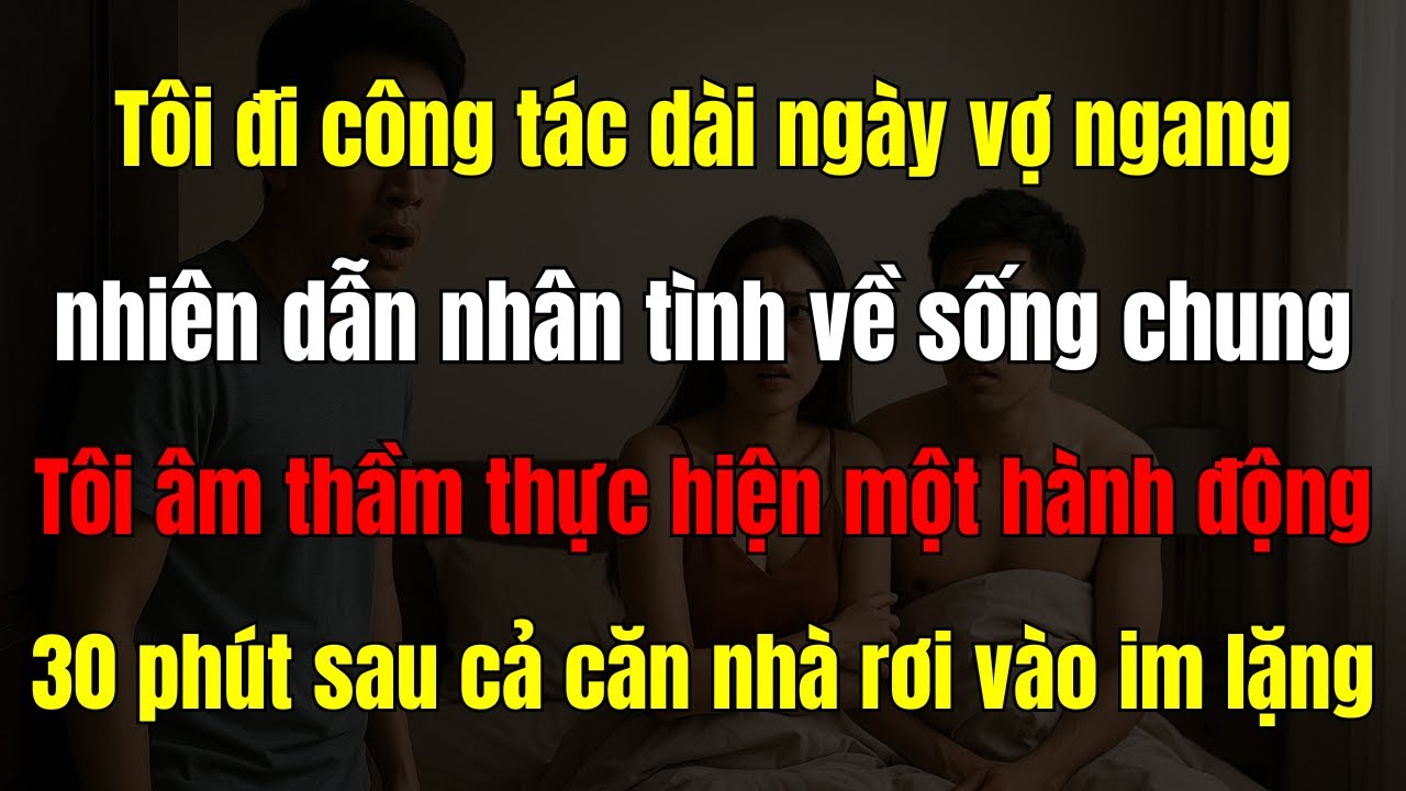 Vợ ngoại tình, tôi không đánh, không chửi –Chỉ 30 phút, tôi khiến kẻ phản bội trả giá không ngờ!