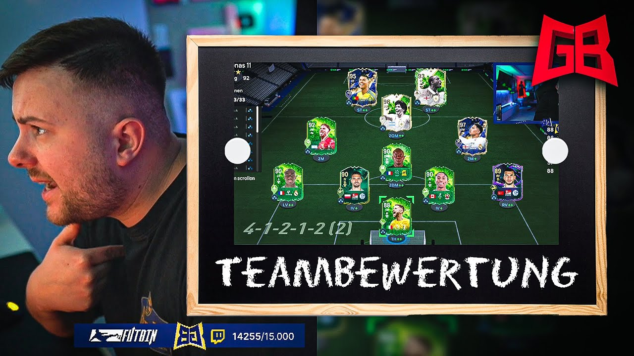 SCHLECHTESTE TEAMBEWERTUNG in EAFC25? 🫤 GamerBrother BEWERTET sein WL TEAM mit MARADONA & CR7 TOTY