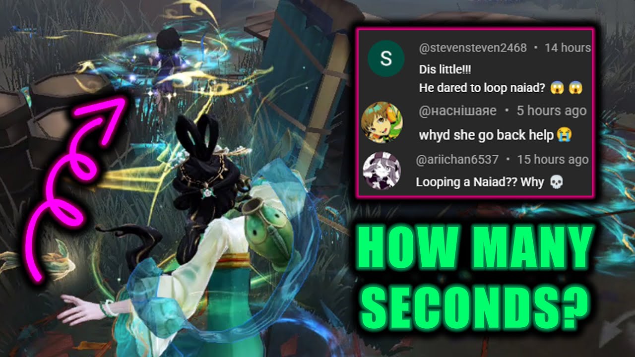 Looping Against Naiad 🗿​ #ManorMystery #IdentityV