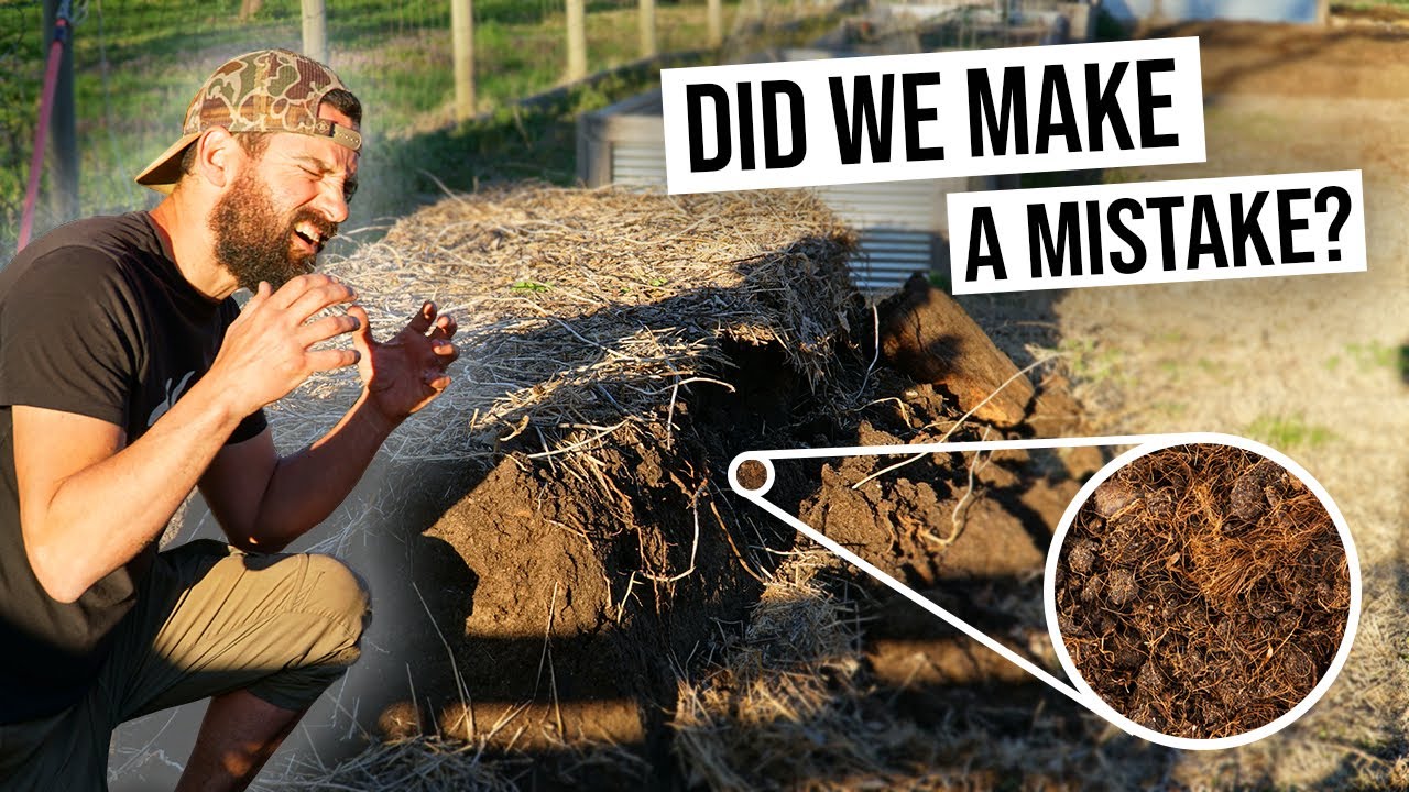 We DESTROYED OUR RAISED BED GARDEN! What's inside a 3 year old HÜGELKULTURED bed!