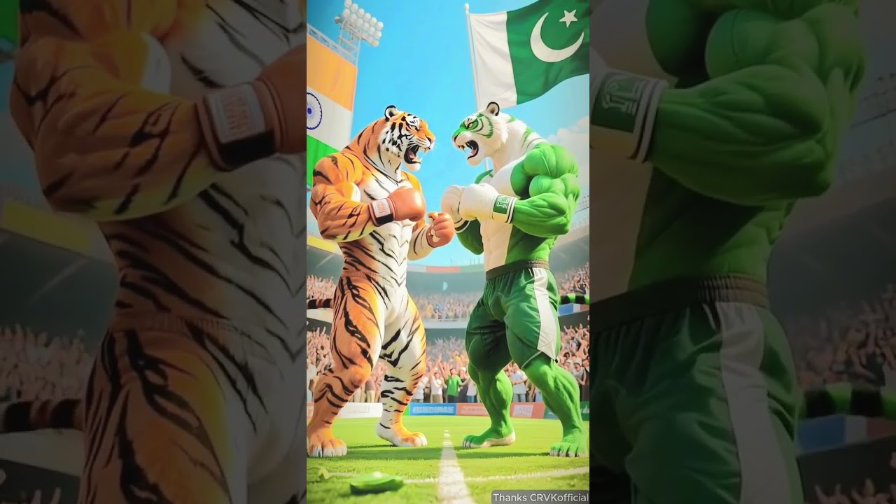 Epic Fight!  India Tiger vs Pakistan Tiger | Shocking Ending!