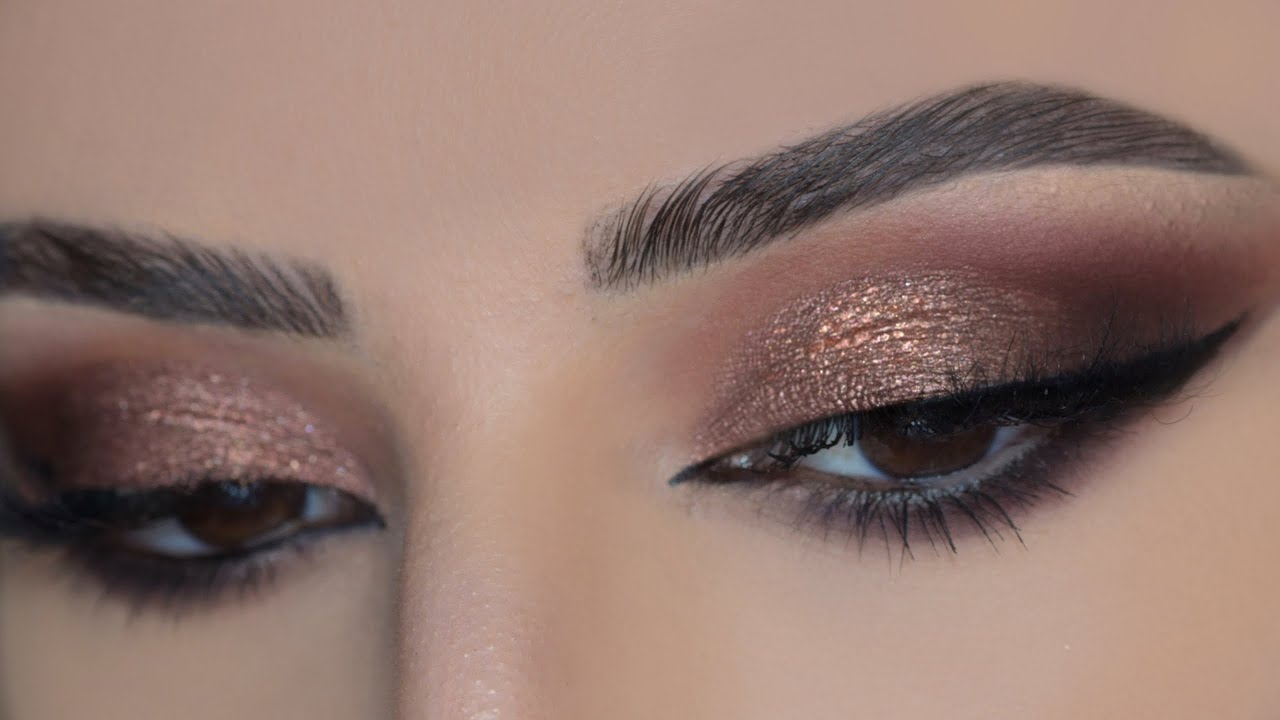 تعلمي طريقة مكياج الصالونات الفخمة،|مكياج برونزي وبني الجزء الثاني |BRONZE GLAM MAKEUP LOOK