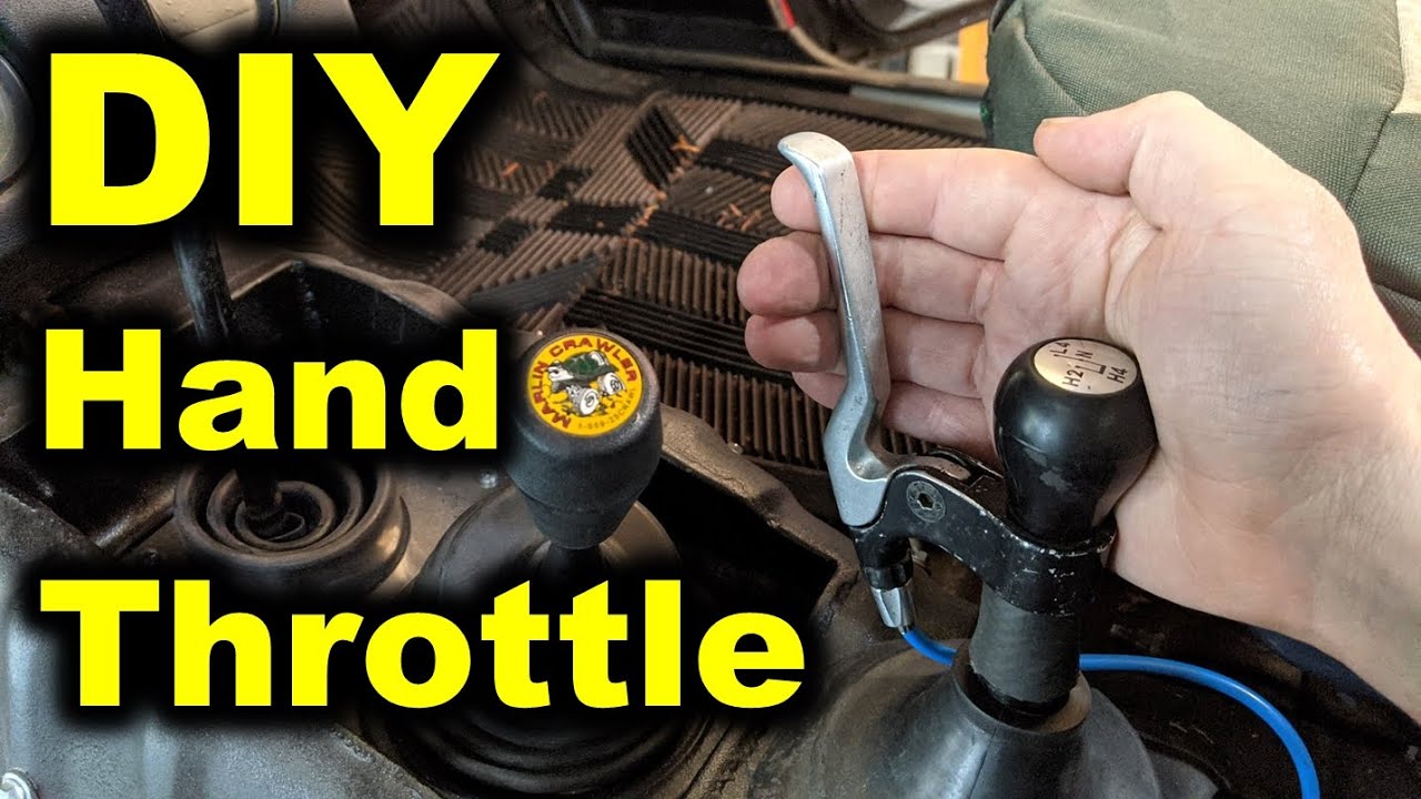 DIY: HAND THROTTLE for Toyota 4x4 using bicycle parts - Cheap, effective, and fun fabricobble