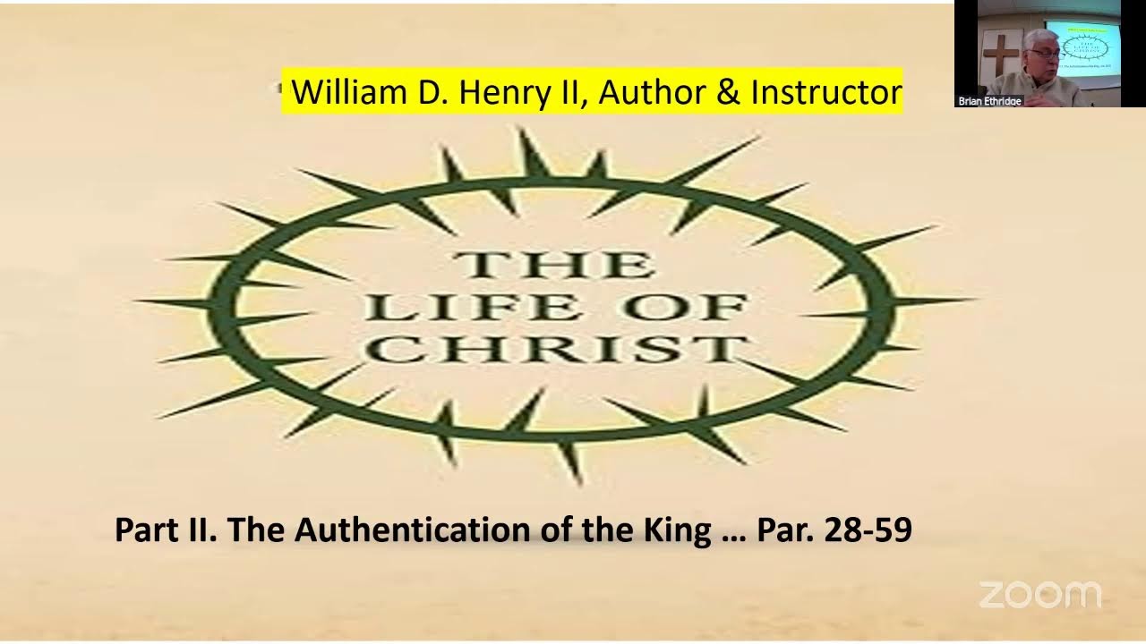 The Life of Christ - Bill Henry