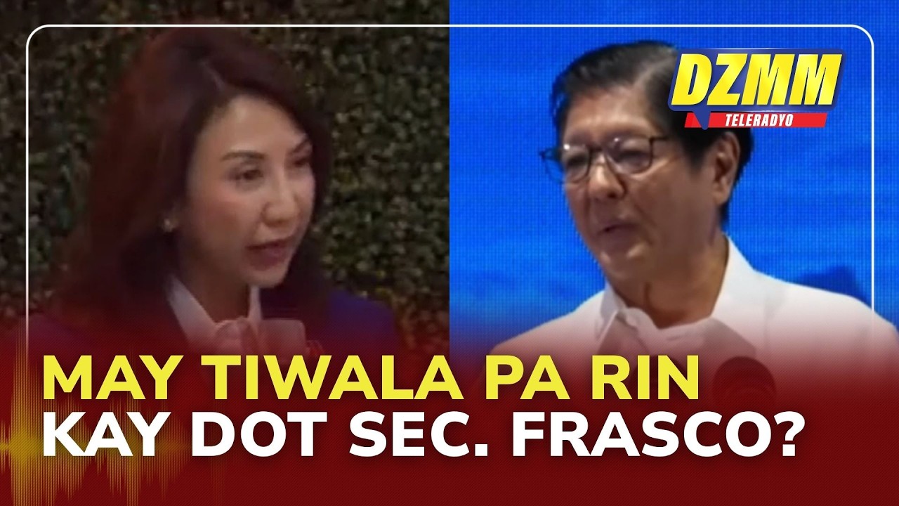 Marcos still trusts Tourism chief Frasco: Malacañang | DZMM Teleradyo (12 March 2026)