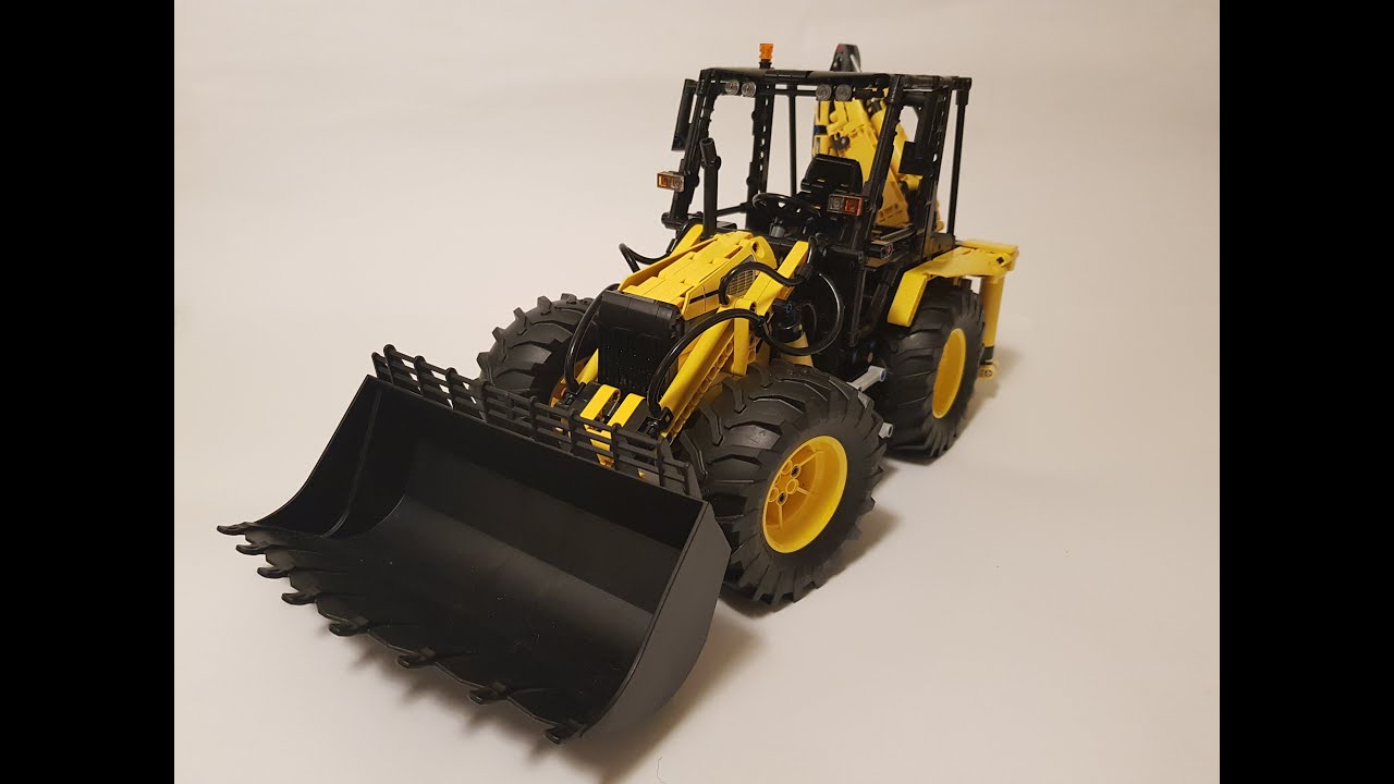 Lego Pneumatic Backhoe Loader