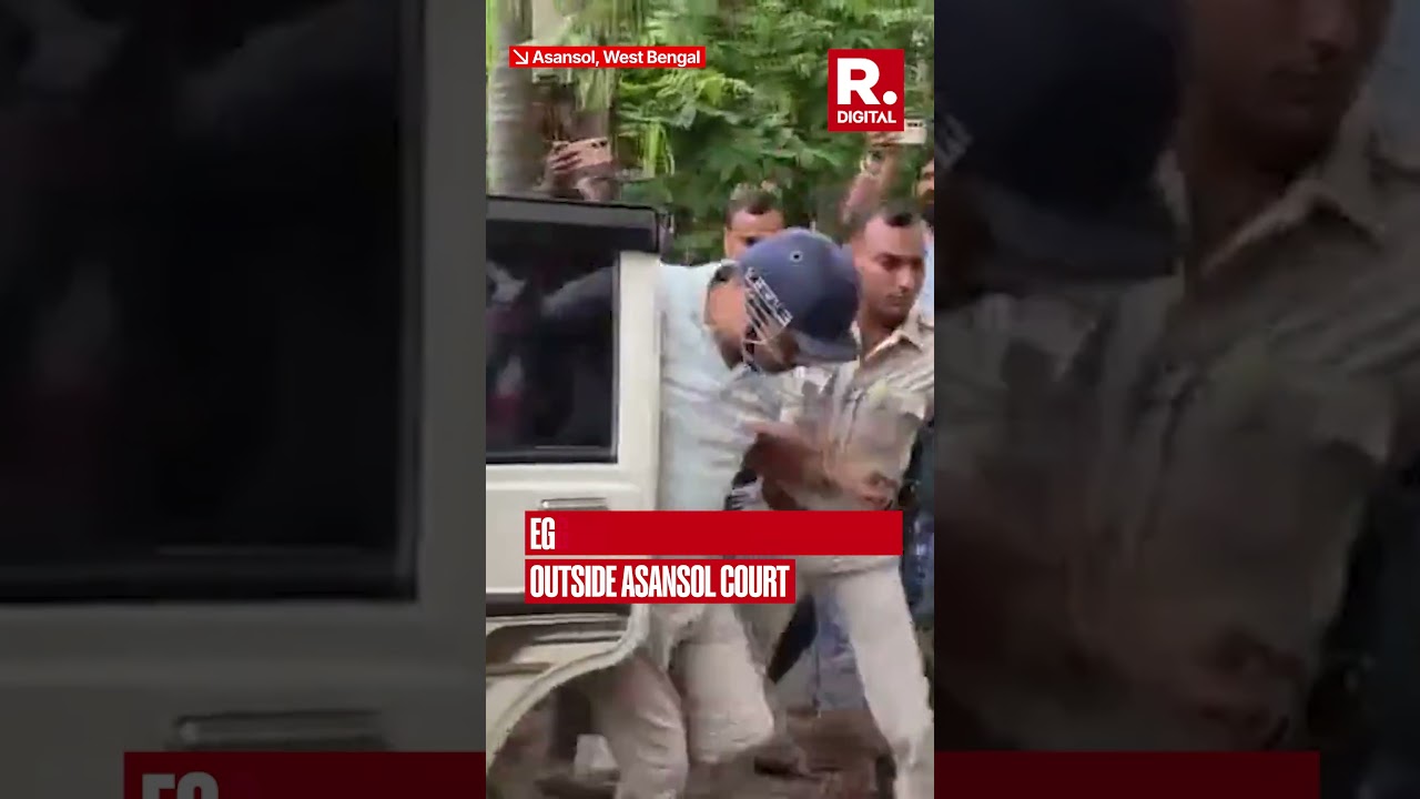 Eggs Hurled at TMC'S Vijay Singh Outside Asansol Court