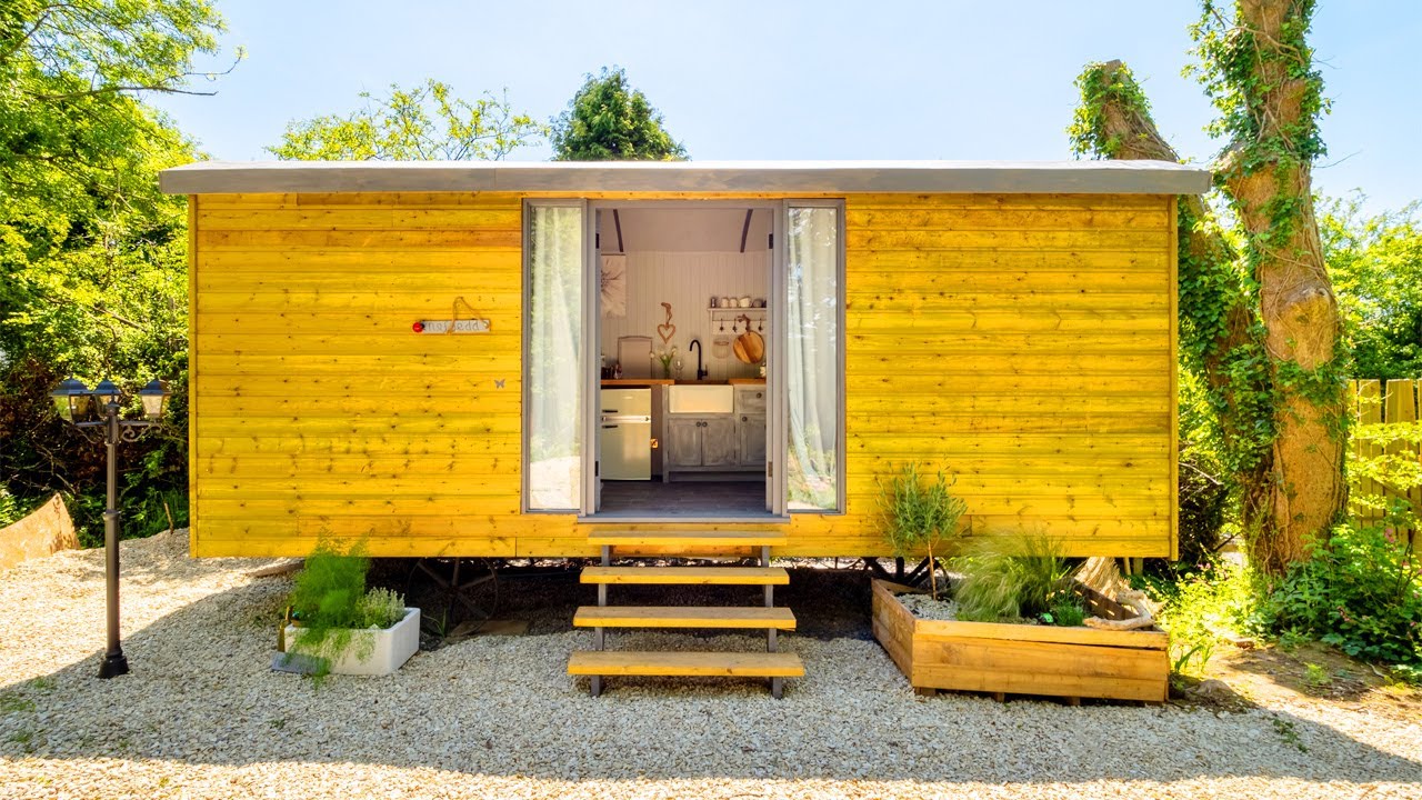 Rustic Beautiful The Shepherd's Huts In The Countryside
