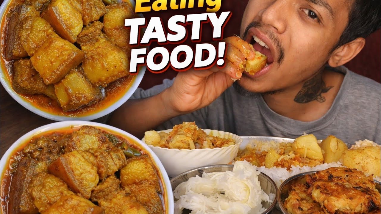  Today Is Special Dish Mukbang Pork Boil 😋 ||Dibayjit food and Vlogs...
