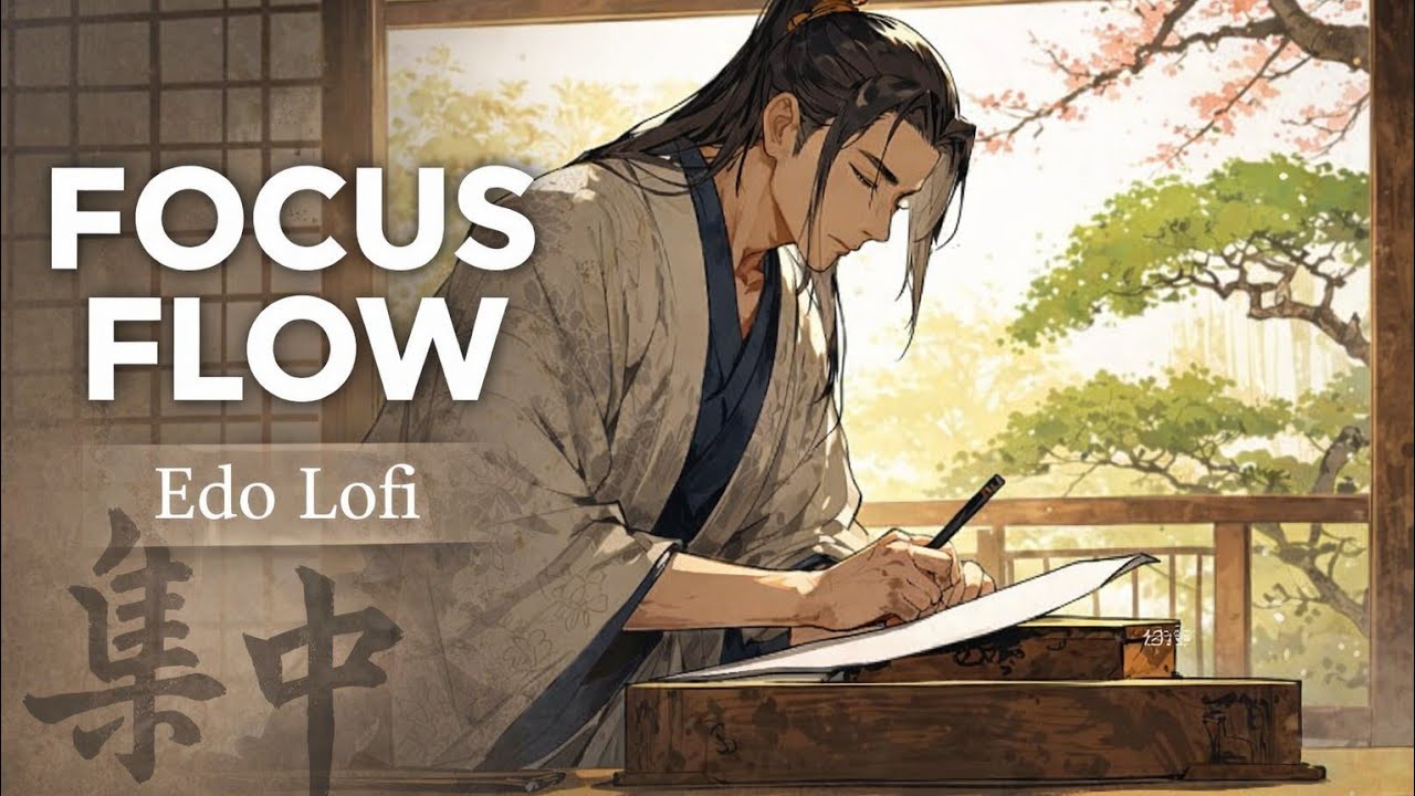 Edo Lofi Beats for Studying & Focus (1 hour) 📜 Calm Japanese Ambient Focus Music