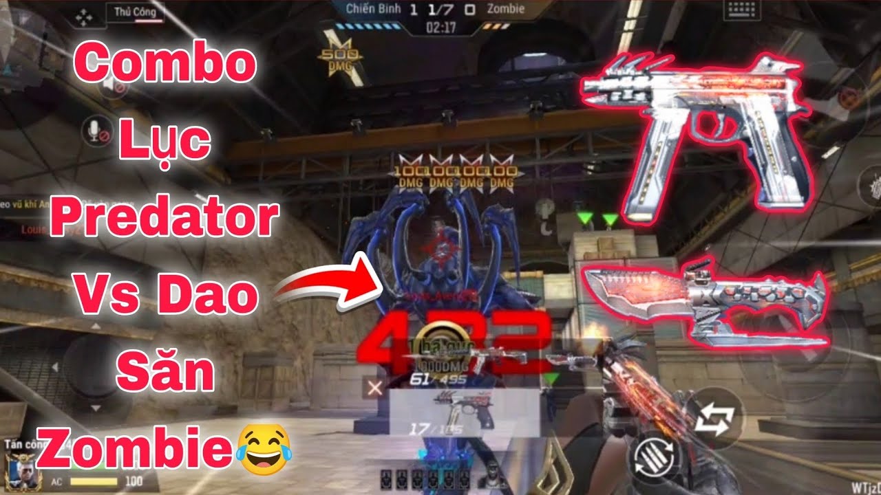 CF Mobile | Săn Zombie V4 cùng CZ75-Predator cực phê.😂