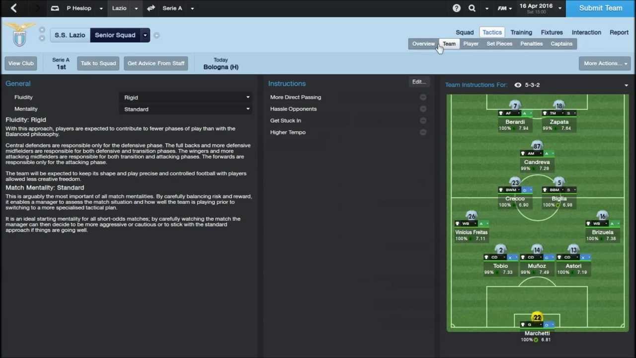 The Best FM14 Tactic.