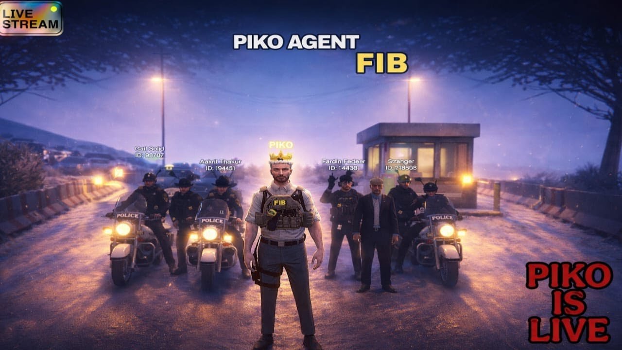 AGENT IS ON DUTY IN GRAND RP