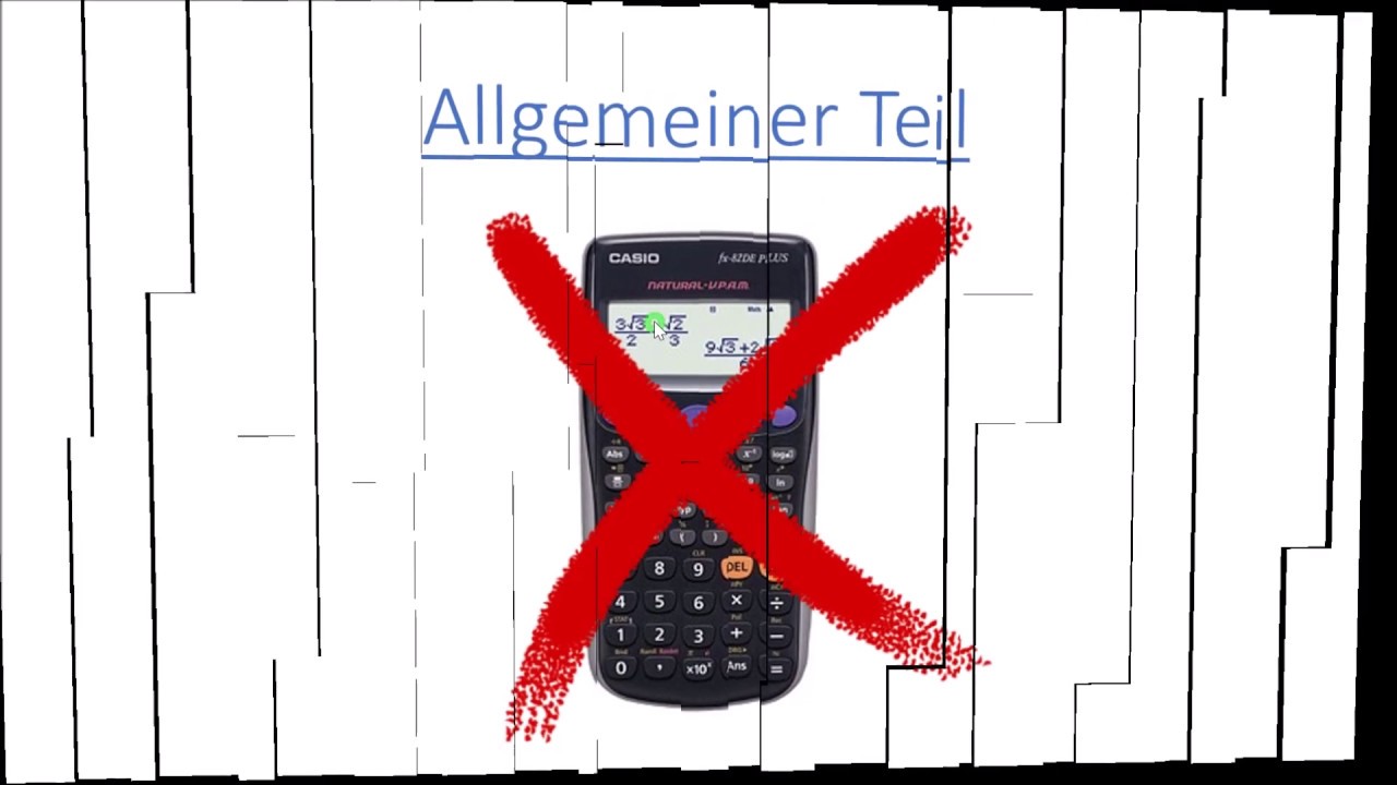 Mathematik Realschule Abschlussprüfung 2017 Allgemeiner Teil