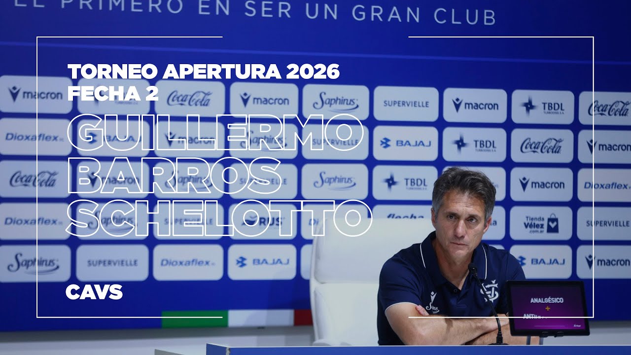 Conferencia de prensa de Guillermo Barros Schelotto