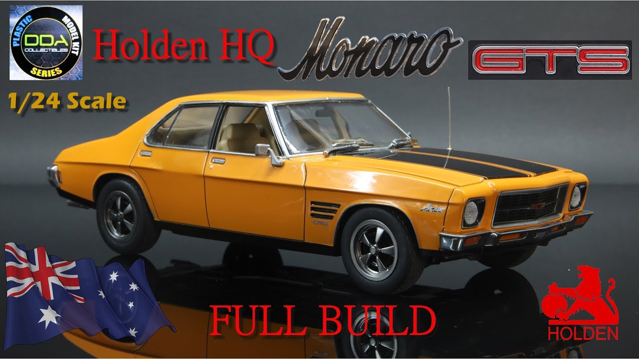 Full build video of the DDA 1/24 Scale Holden HQ 4 Door Monaro GTS. #holden #monaro