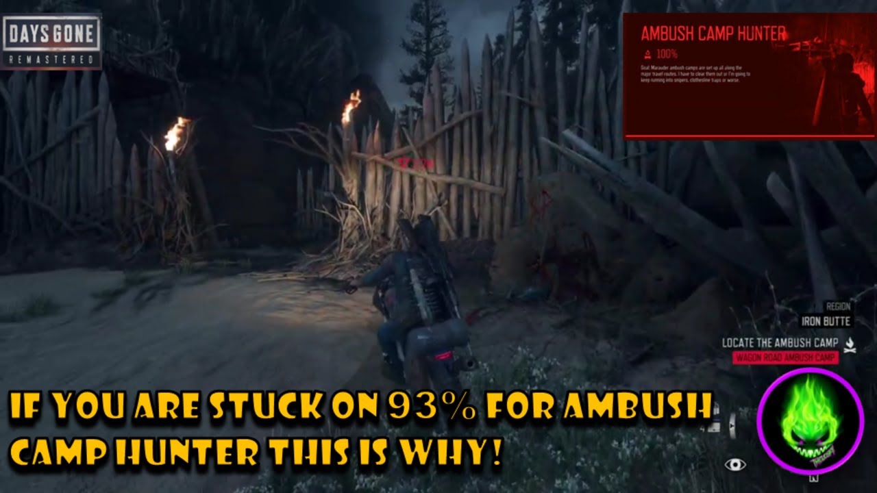 Days Gone Ambush Camp Hunt COMPLETE - Expert Reveals Secret Location
