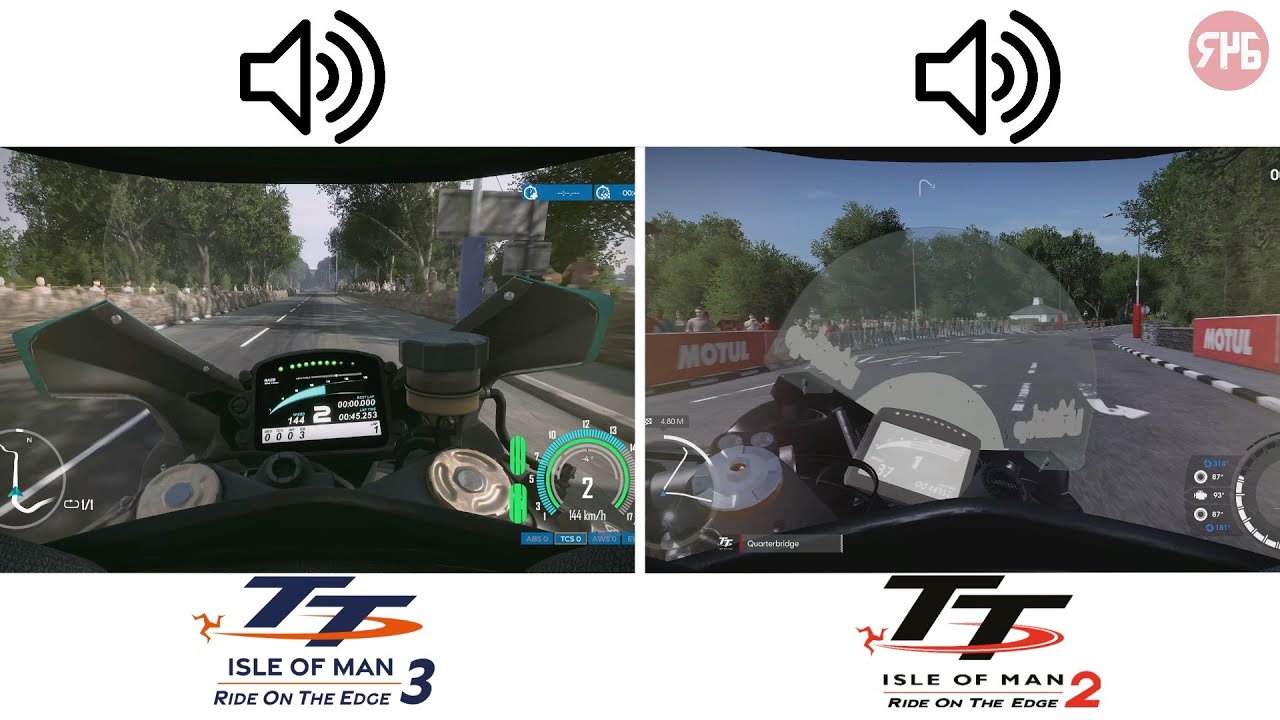 TT Isle Of Man Ride On The Edge 2 Vs. TT Isle Of Man Ride On The Edge 3 (Comparison)
