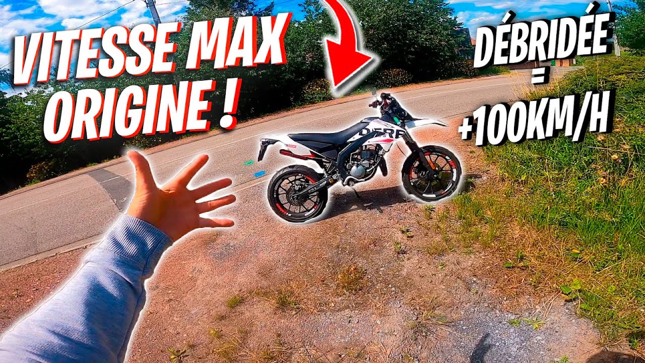 VITESSE MAX D'UNE 50cc ORIGINE DÉBRIDÉE ! 🔥
