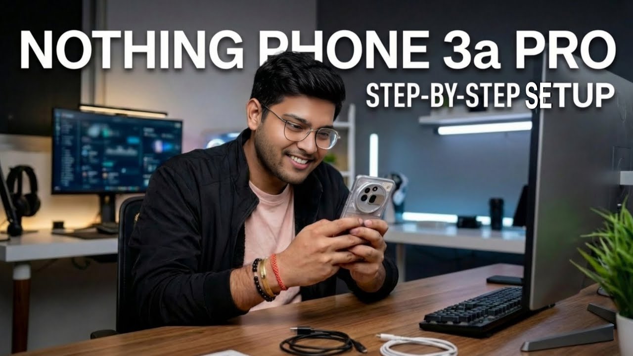Nothing Phone 3a Pro || Full Setup Tutorial 🔥⚡