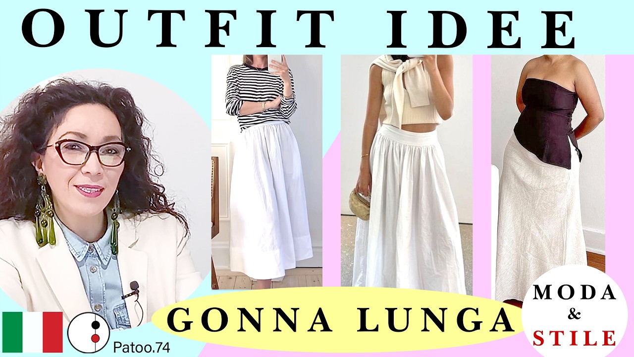 Come abbinare la gonna lunga Bianca, che scarpe e Tanti consigli di stile |Patoo74| StudioStile74