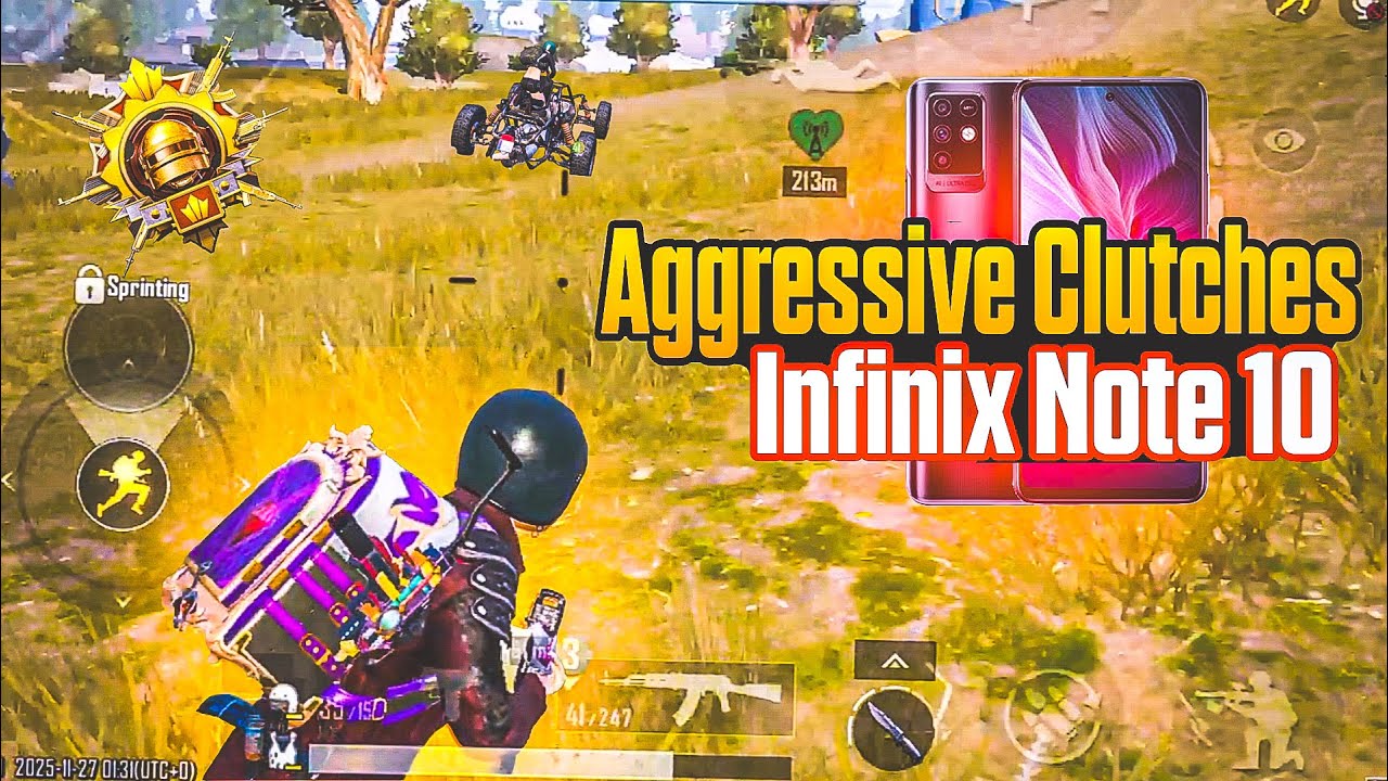 Infinix Note 10 Pro PUBG Test | 40 FPS Smooth Gameplay 2025 🔥 | Update 4.1 Pubg Test