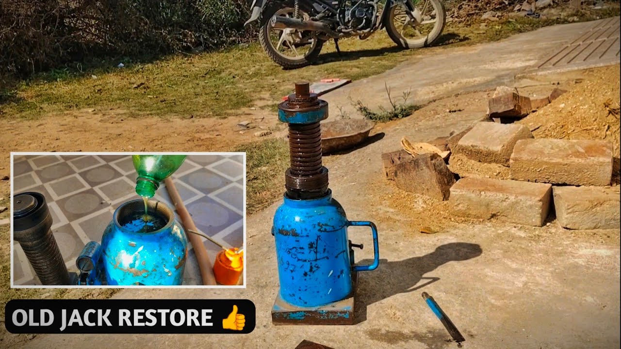 Old hydraulic Jack Restoration || hydraulic jack repairing 