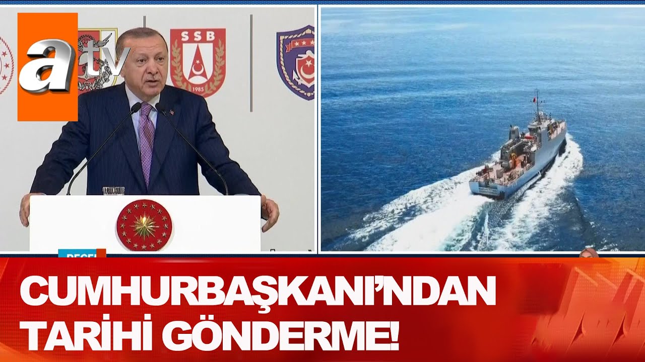 Cumhurbaşkanı'ndan tarihi gönderme! - Atv Haber 23 Ağustos 2020
