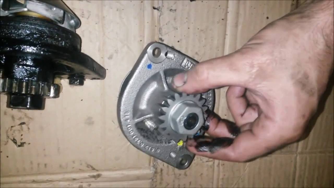 Agua no oleo do motor MWM X12 - Defeito na bomba Dágua Troca passo a passo
