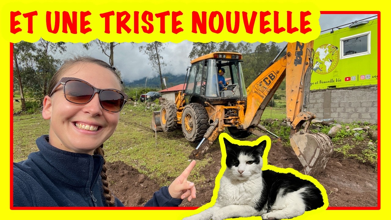 Triste nouvelle à la maison / Aménagement du terrain pour les voyageurs / Equateur (173)