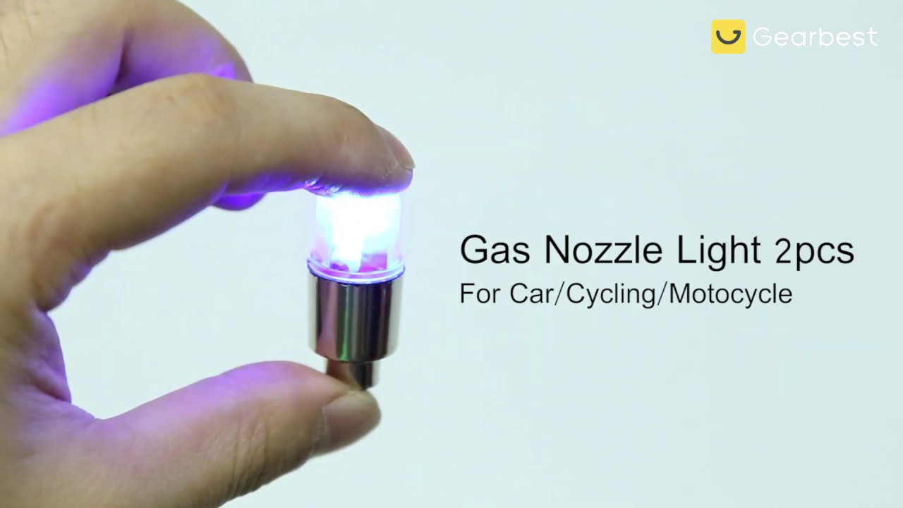 Gas Nozzle Light Tyre Tire Hot Wheel Value Cap LED Lamp 2PCS - Gearbest.com