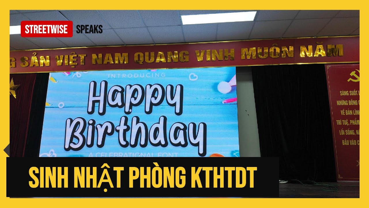 Sinh nhật 2025 Phòng KTHTĐT P Giảng Võ: đoàn kết hơn, trách nhiệm hơn, sẵn sàng cho chặng đường mới