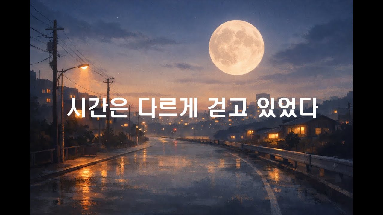 시간은 다르게 걷고 있었다   Time Was Walking at a Different Pace