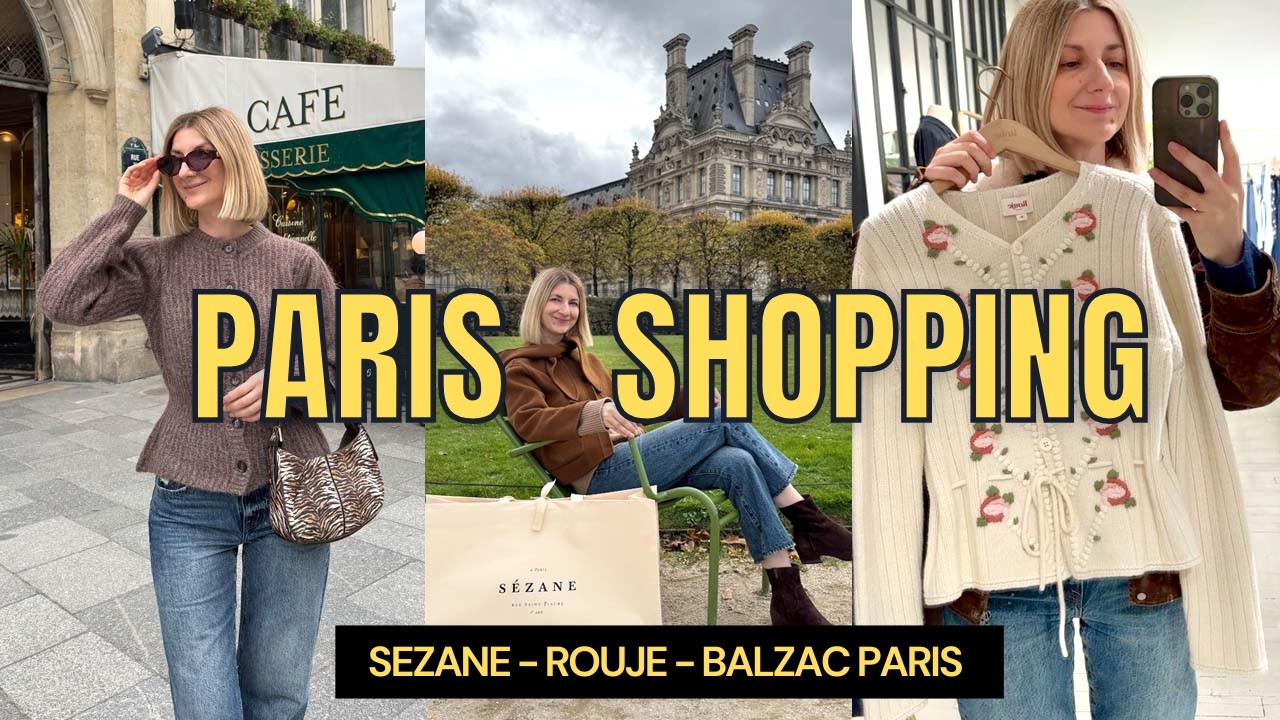 Примерка SEZANE, Rouje, Balzac в Париже 🇫🇷 Где делать покупки в Париже? 🛍️ SHOPPING VLOG PARIS