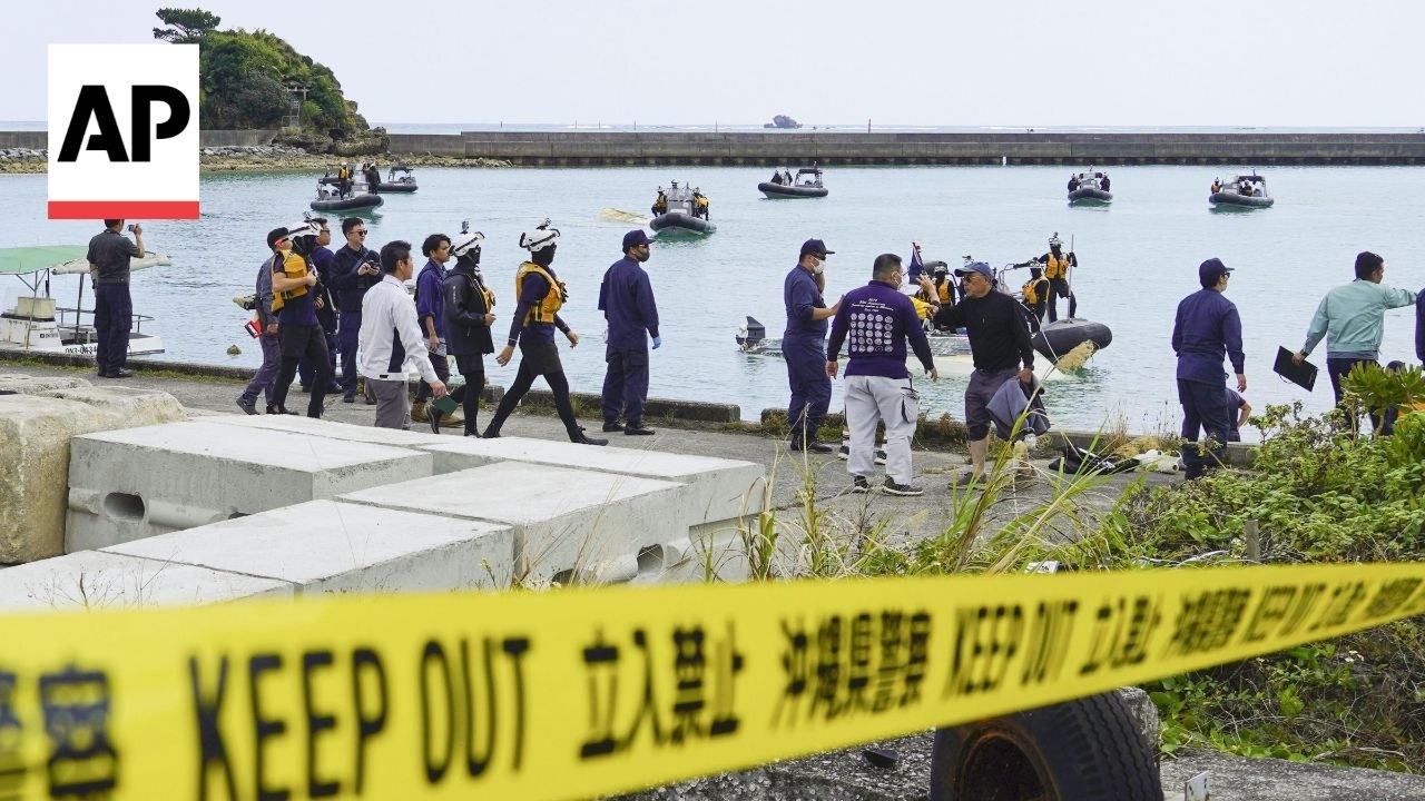 2 dead after boats capsize off US base construction site in Japan