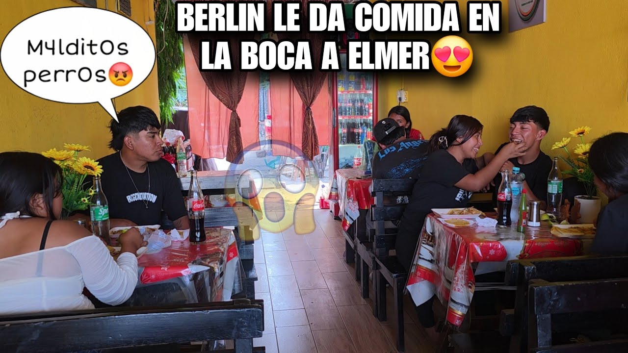 BERLIN Le Da Comida En La Boca A a ELMER Frente A EDUARDO😱El Expl0t4 De Cel0s Al Verl0s Enamorados😡