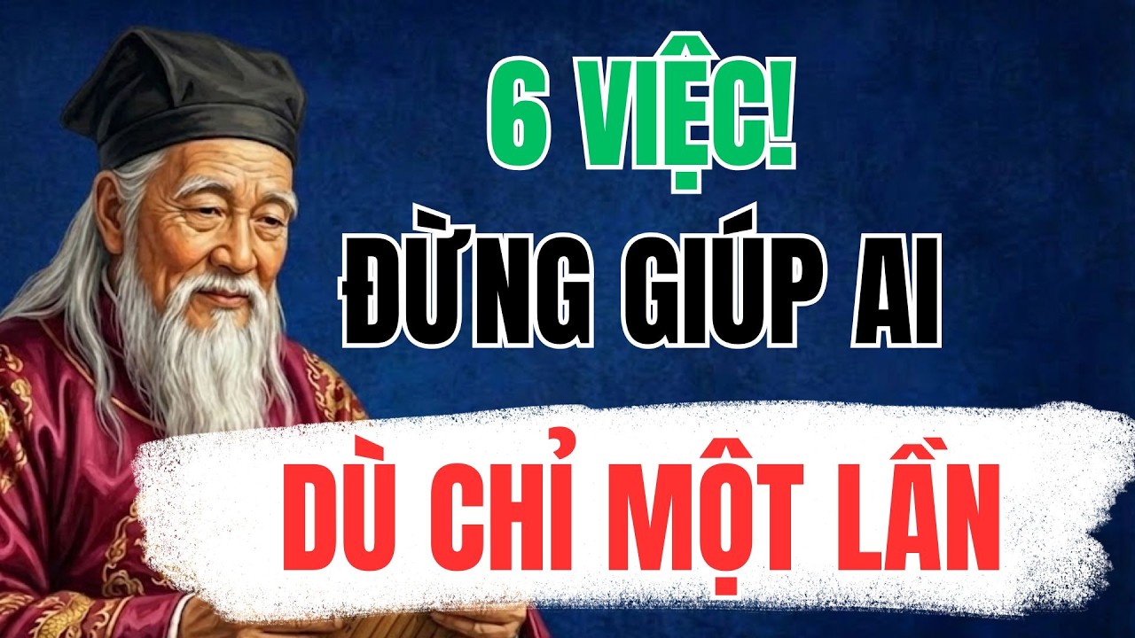 Cổ Nhân Dạy: 6 Việc Giúp Một Lần Là MANG HỌA CẢ ĐỜI | Cổ Nhân
