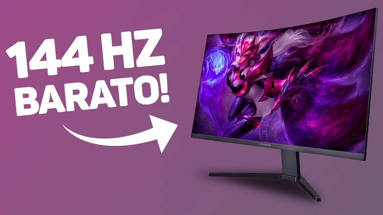 5 MONITORES GAMER 144hz BARATOS em 2023 - Qual o melhor monitor 144hz custo benefício