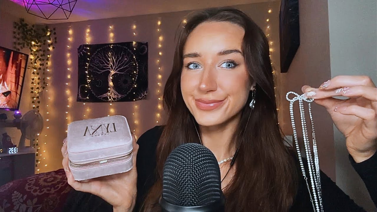 ASMR what's in my jewellery box ✨ tingly sounds