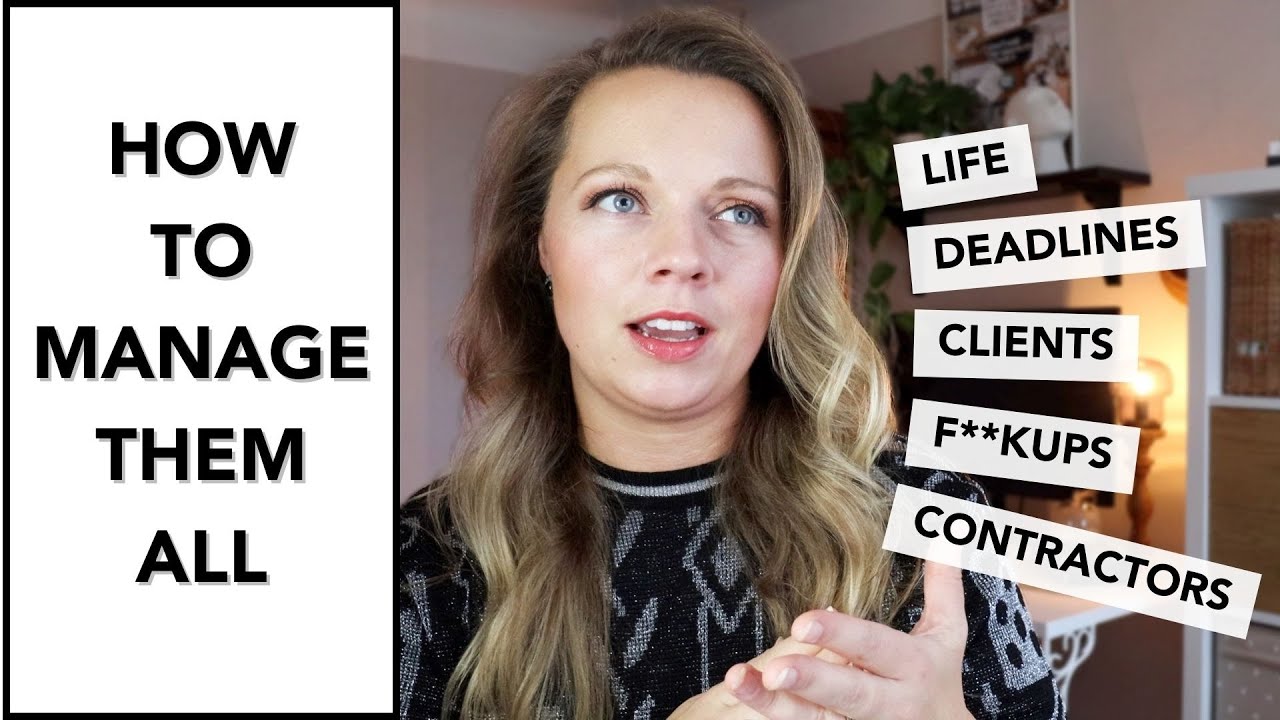 TIME MANAGEMENT FOR INTERIOR DESIGNERS: how to manage multiple projects at the same time