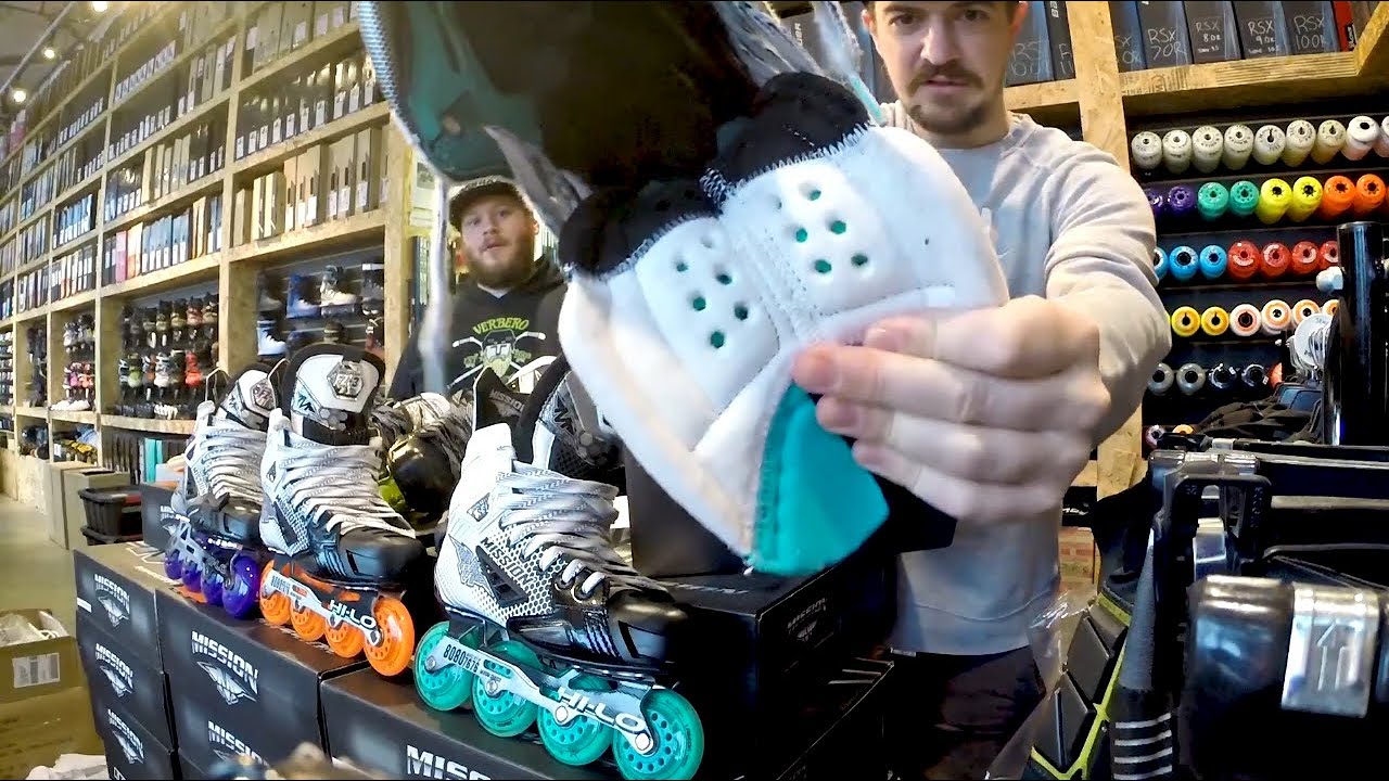 Mission Inhaler FZ Inline Skates. roller hockey ramblings by coast to coast hockey