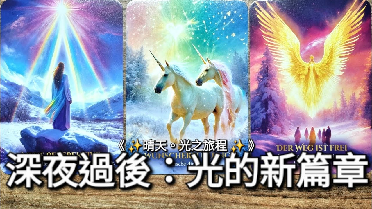 【🍀星光能量室】深夜過後：光的新篇章✨️🌈 |《 Timeless 》無時限塔羅